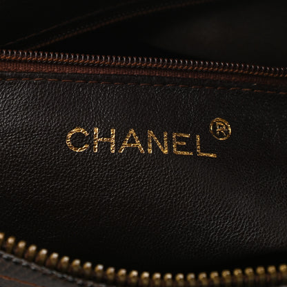 Chanel Lizard Quilted Small Tassel Camera Case Brown 7 of 17