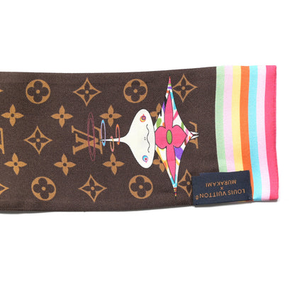 Louis Vuitton LV X TM Silk Monogram Superflat Character Bandeau Brown 3 of 3