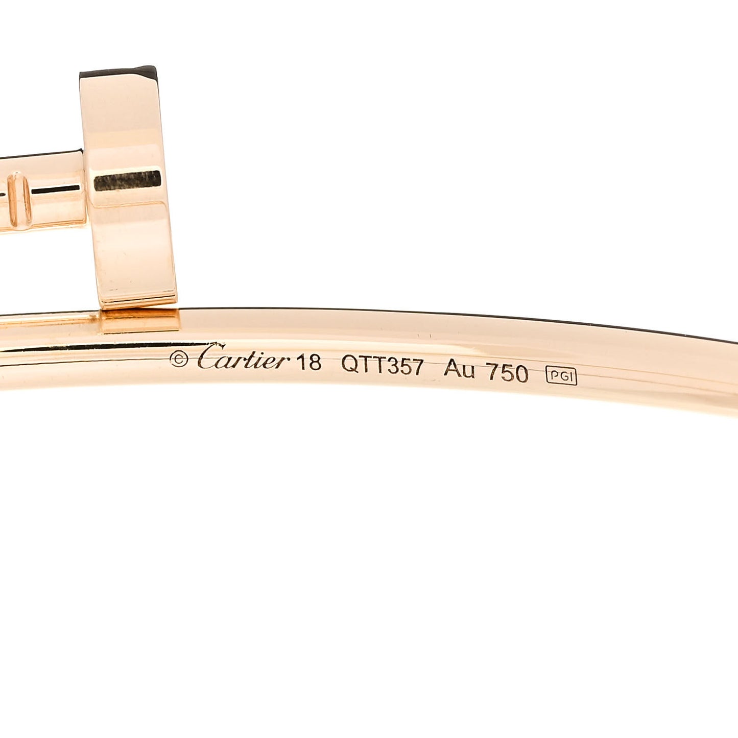 18K Yellow Gold Small Juste Un Clou Bracelet 18