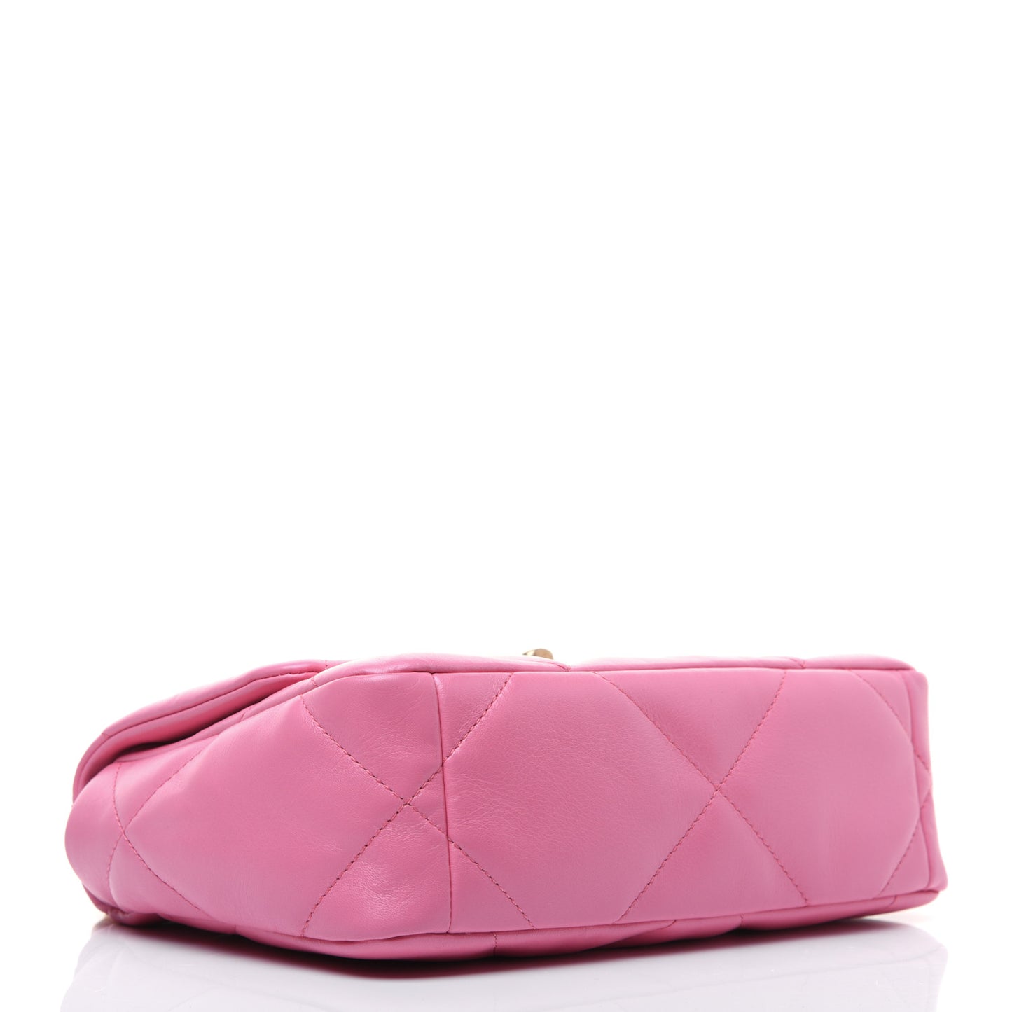 Lambskin Quilted Medium 19 Flap Pink