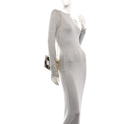 Judith Leiber Crystal Turntable Scratch Minaudiere Clutch Champagne 2 of 10