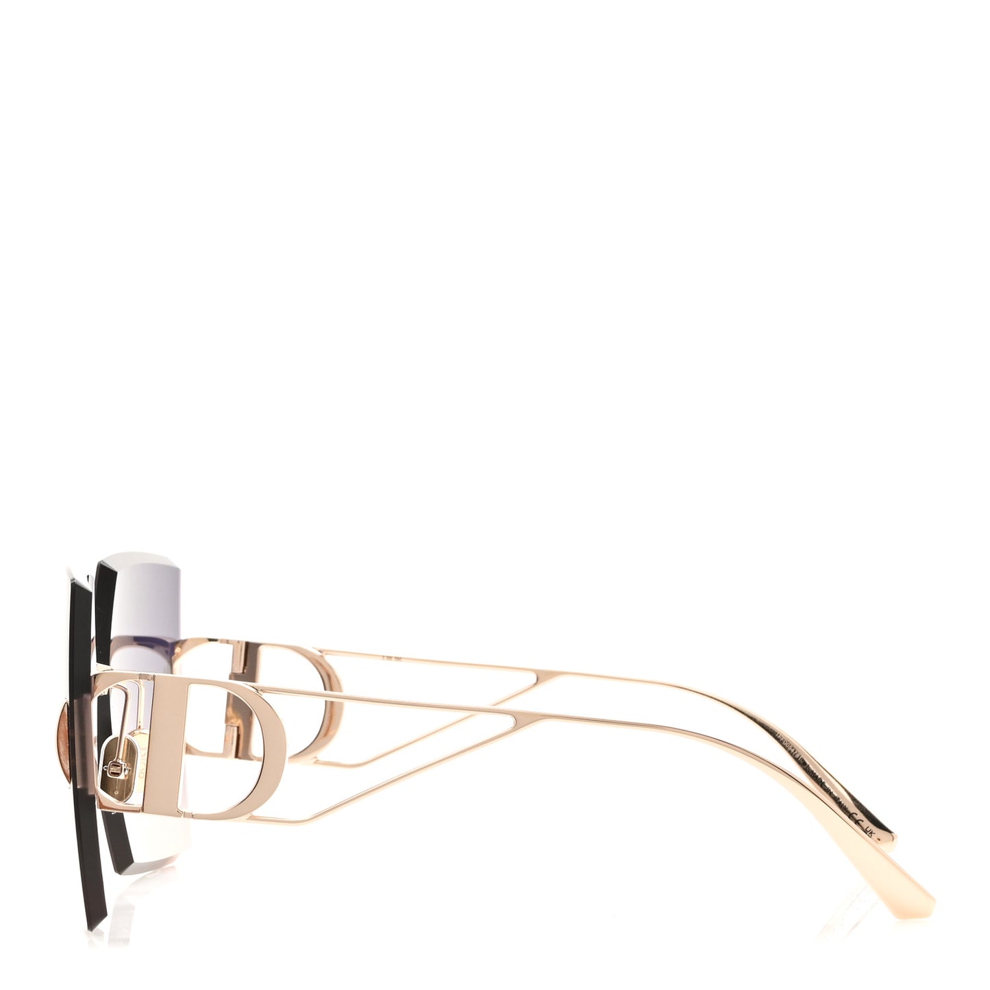 Square 30 Montaigne S7U Sunglasses Blue Pink