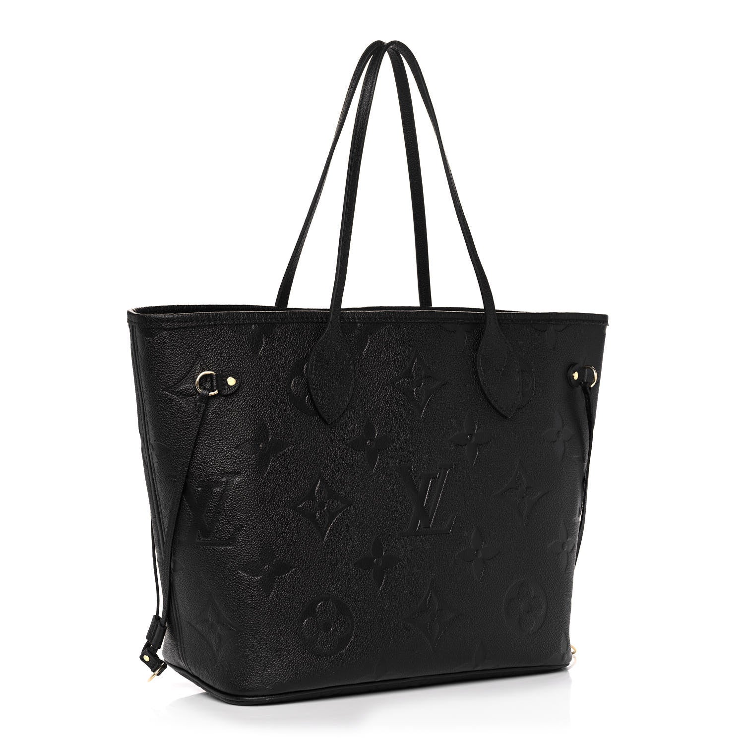 Louis Vuitton Empreinte Monogram Giant Neverfull MM Black 3 of 13