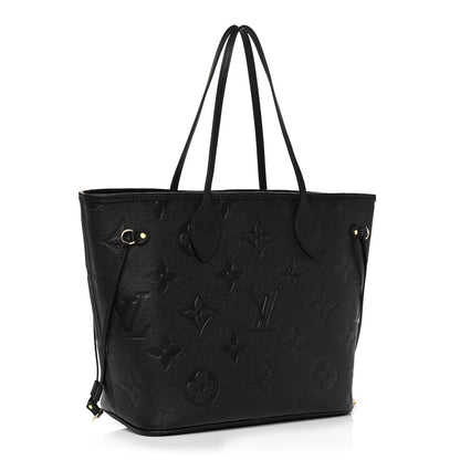 Louis Vuitton Empreinte Monogram Giant Neverfull MM Black 3 of 13