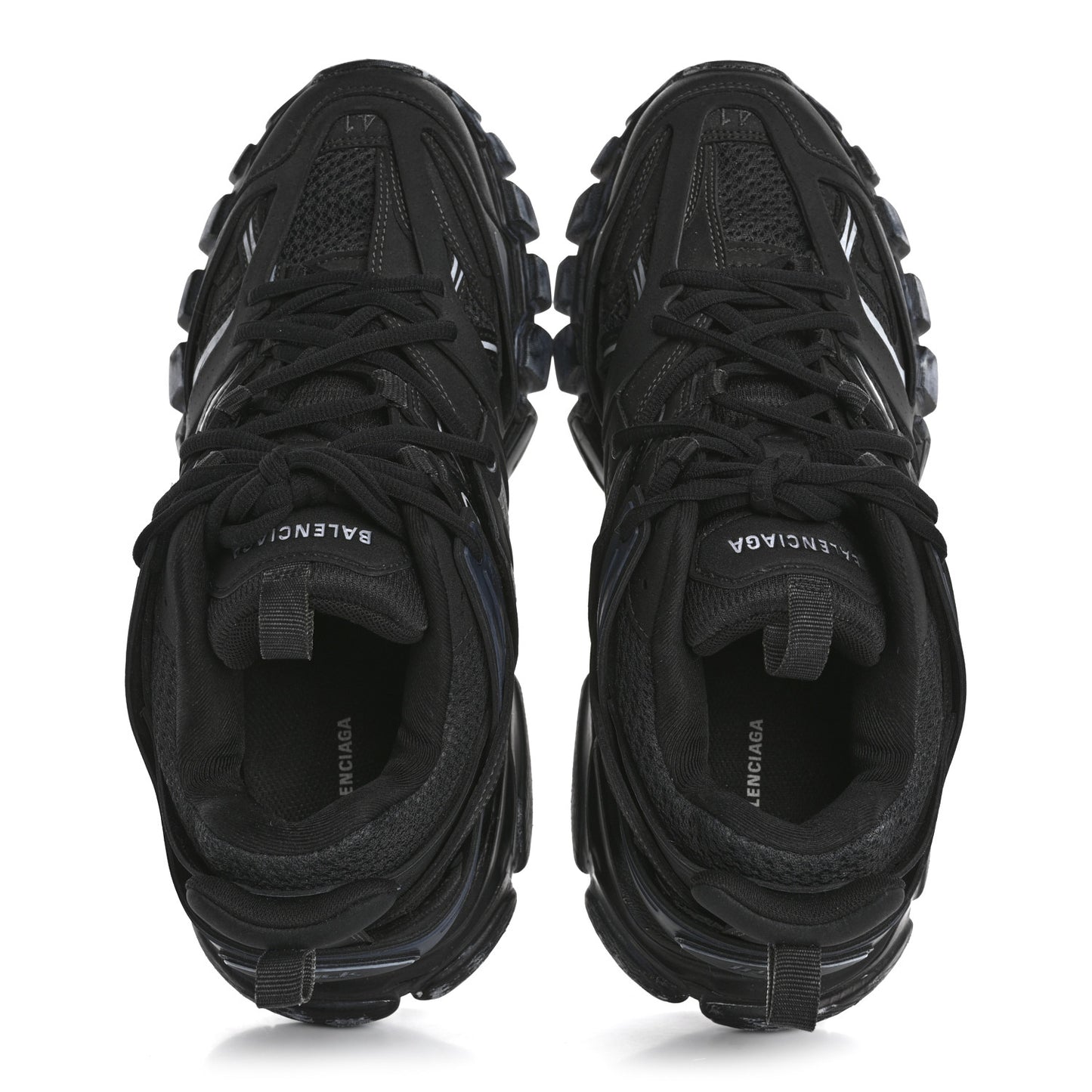 Mesh Rubber Uni-Matte Full Color Womens Track Sneakers 41 Faded Black