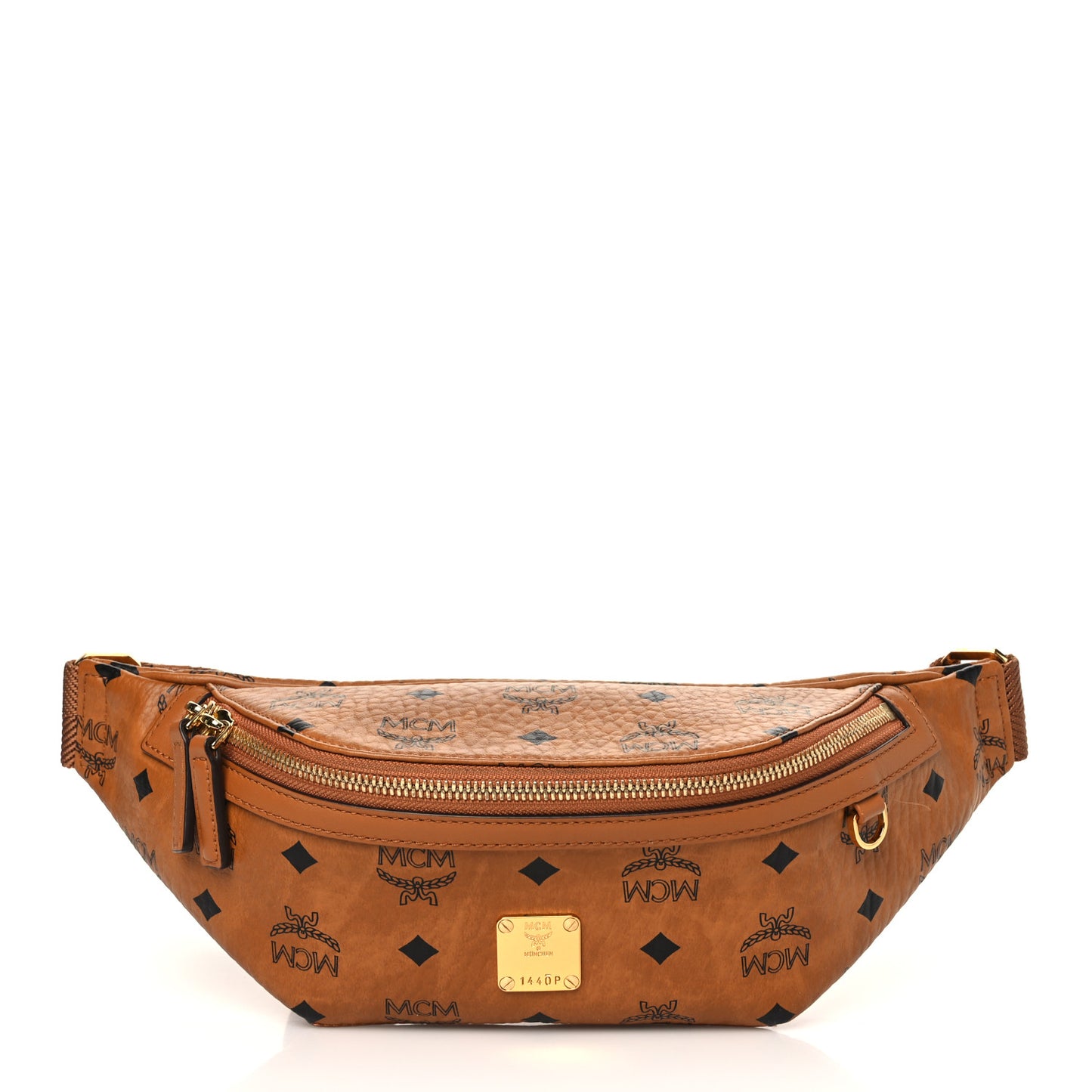 Visetos Small Fusten Belt Bag Cognac