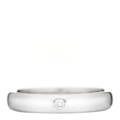 Tiffany Platinum Diamond 4mm Lucida Wedding Band Ring 61 9.5 1 of 5