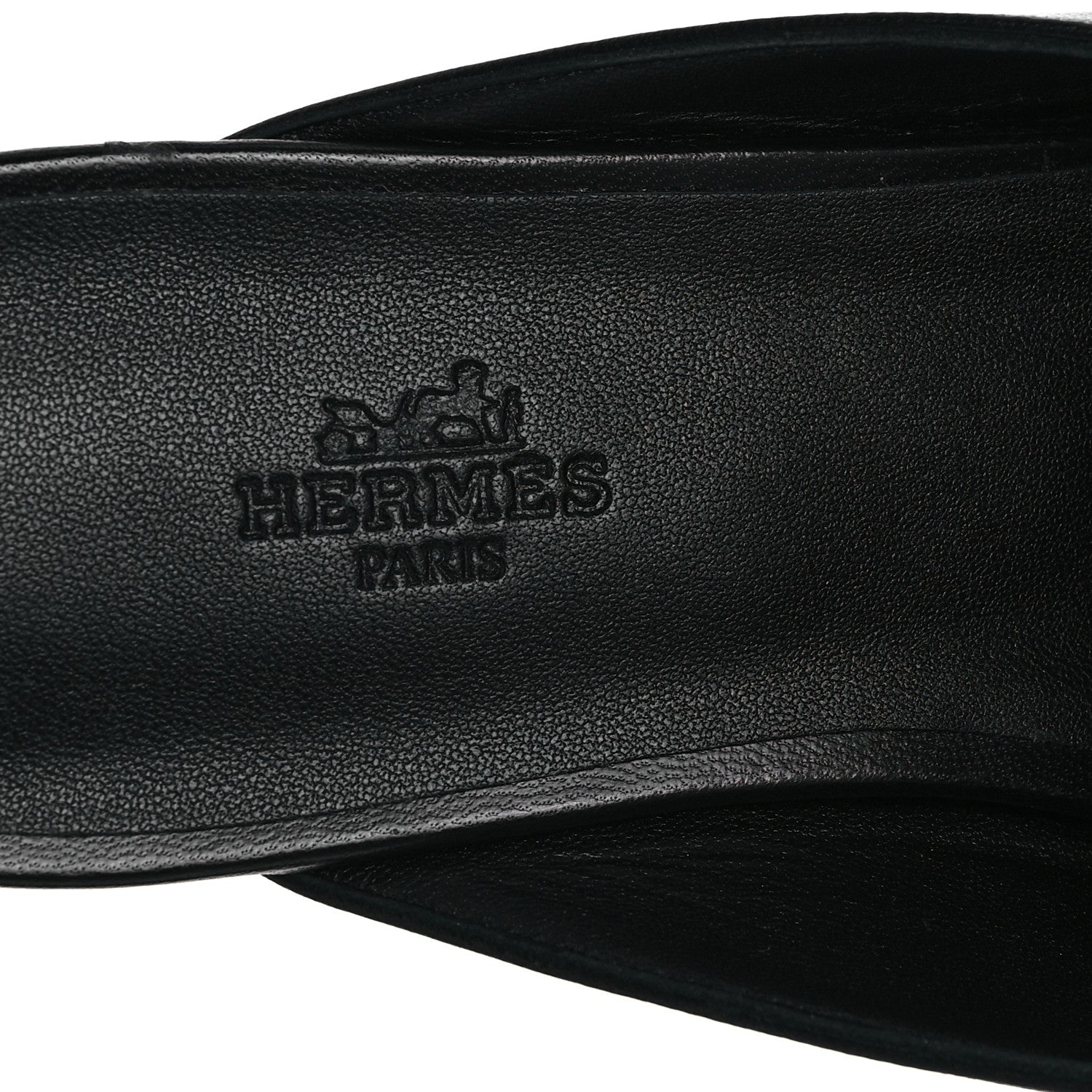 Hermes Goatskin Oz Mules 40 Black 8 of 10