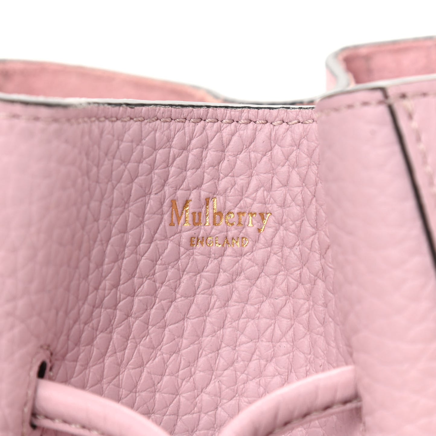 Heavy Grain Calfskin Mini Millie Powder Pink