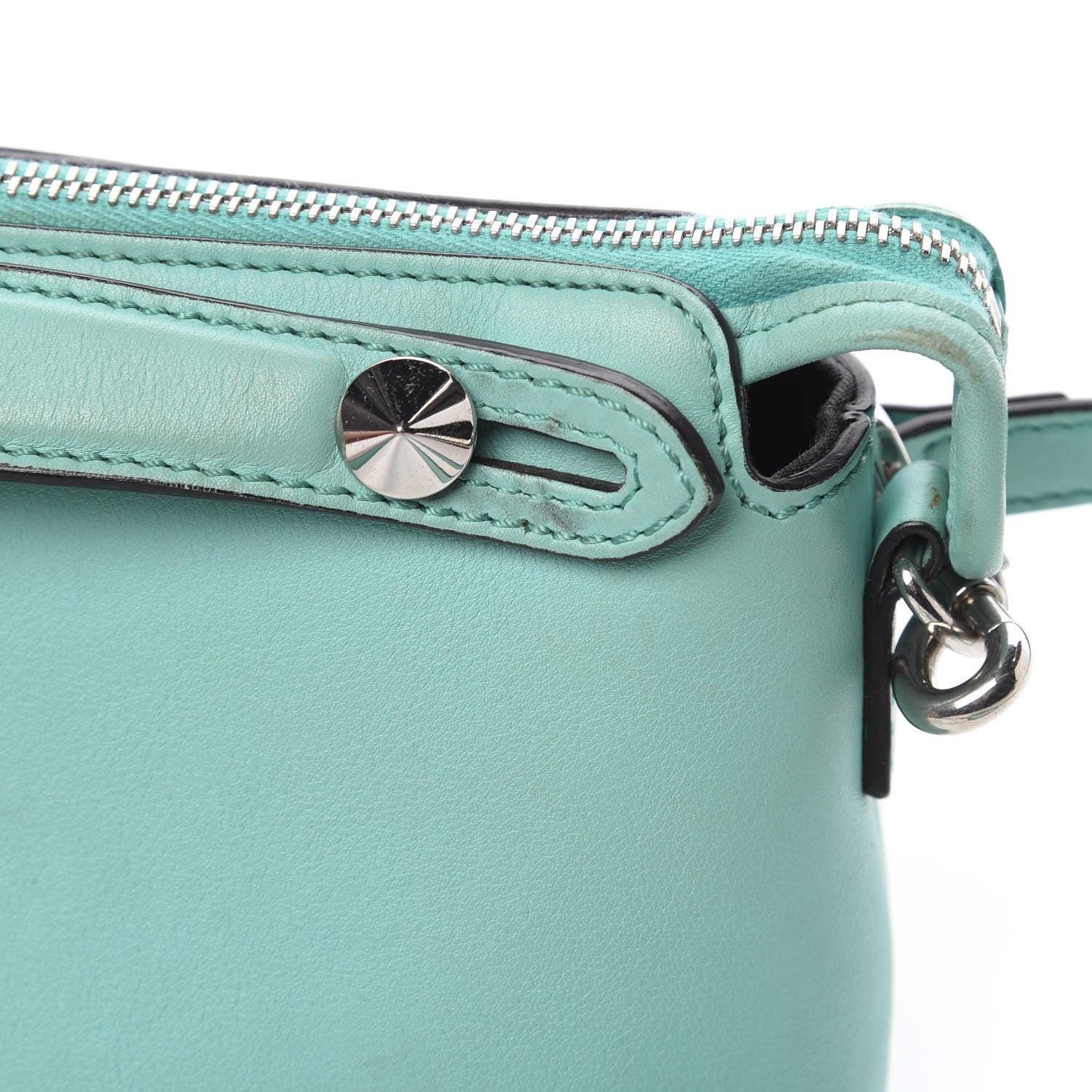 Fendi Vitello Dolce Mini By The Way Boston Bag Tiffany 17 of 17