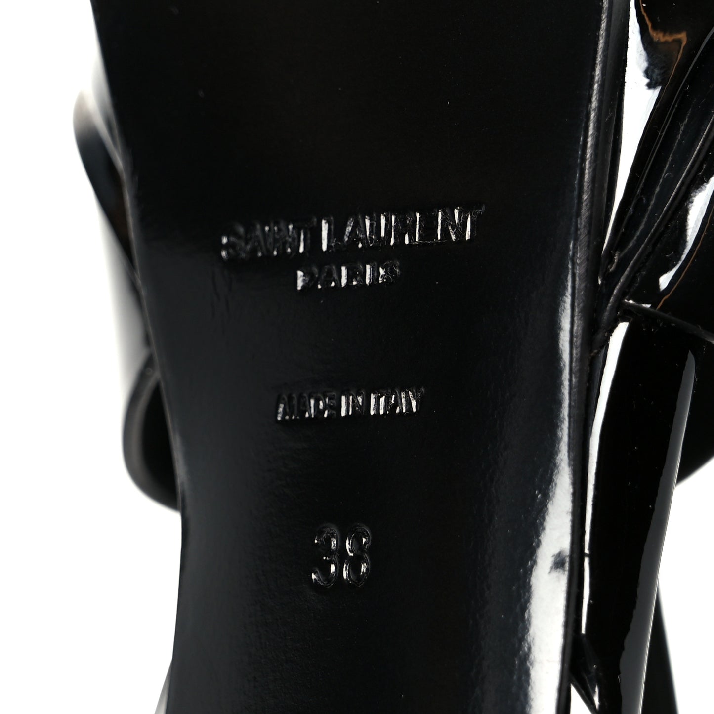 Patent Tribute 105 Platform Sandals 38 Black