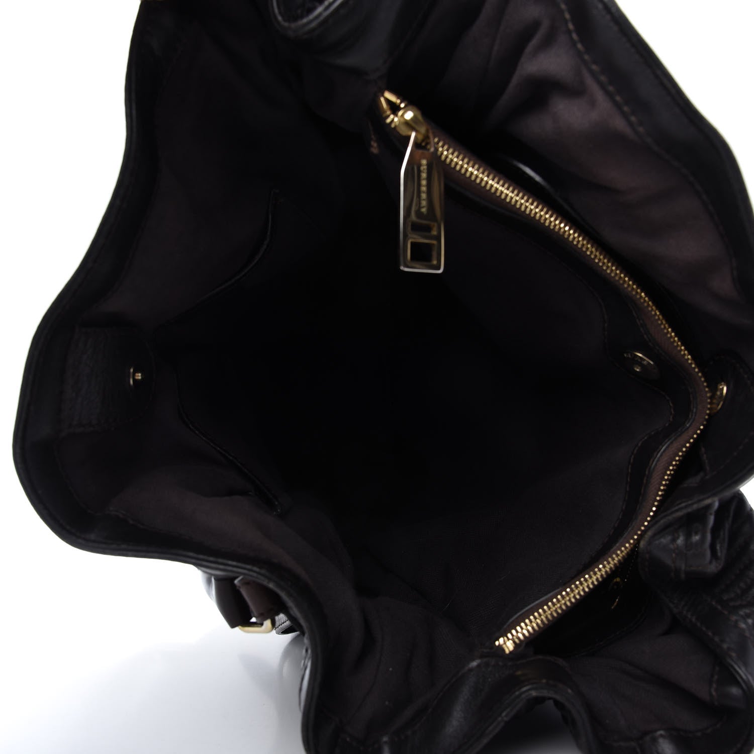 Burberry Calfskin Quilted Belt Tote Black 6 of 21
