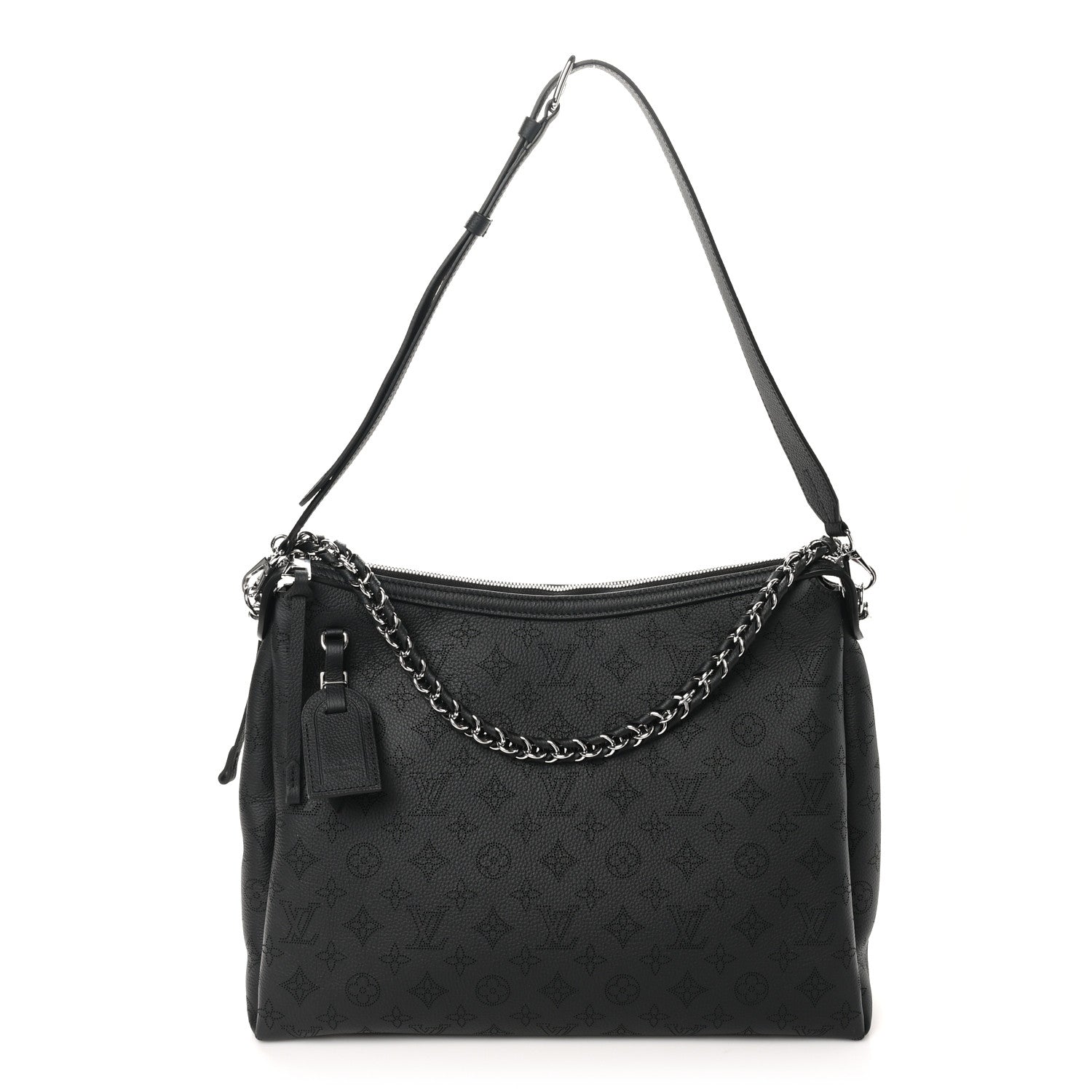 Louis Vuitton Mahina Braided Hand It All MM Black 1 of 10