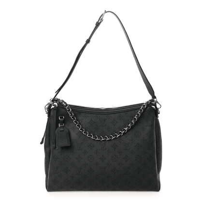 Louis Vuitton Mahina Braided Hand It All MM Black 1 of 10