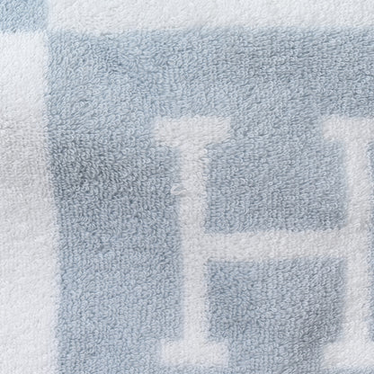 Hermes Cotton Avalon Bath Towel Bleu Glacier 6 of 6