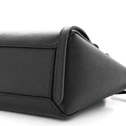 Celine Grained Calfskin Nano Belt Bag Black 10 of 11