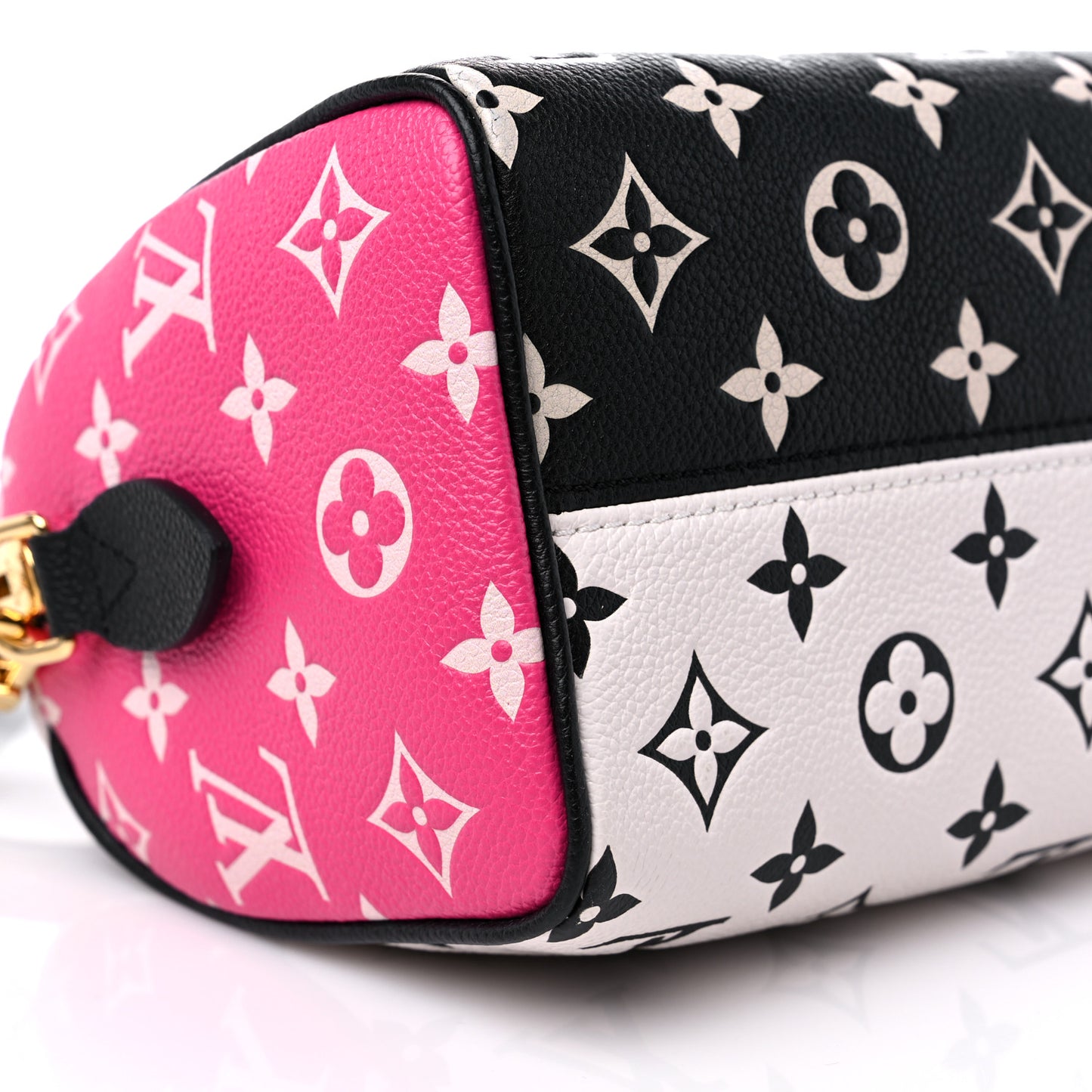 Empreinte Monogram Spring in the City Speedy Bandouliere 20 Black White Pink