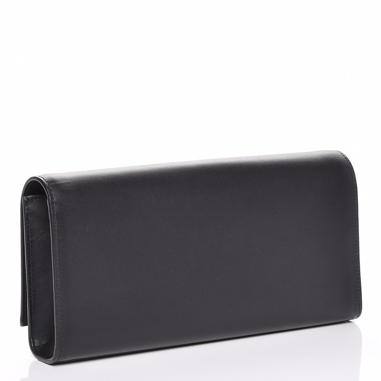 Saint Laurent Calfskin Classic Monogram Tassel Clutch Black 3 of 8