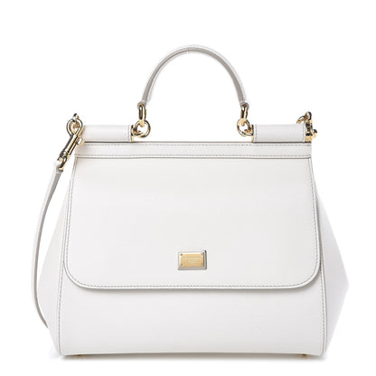 Dolce & Gabbana Dauphine Medium Miss Sicily Satchel White 1 of 9
