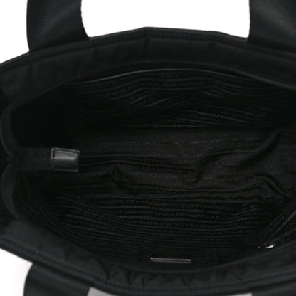 Prada Nylon Vela East West Shopper Tote Black 5 of 10