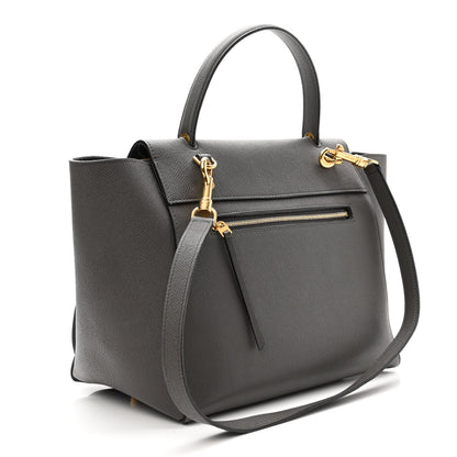 Celine Grained Calfskin Mini Belt Bag Grey 3 of 11