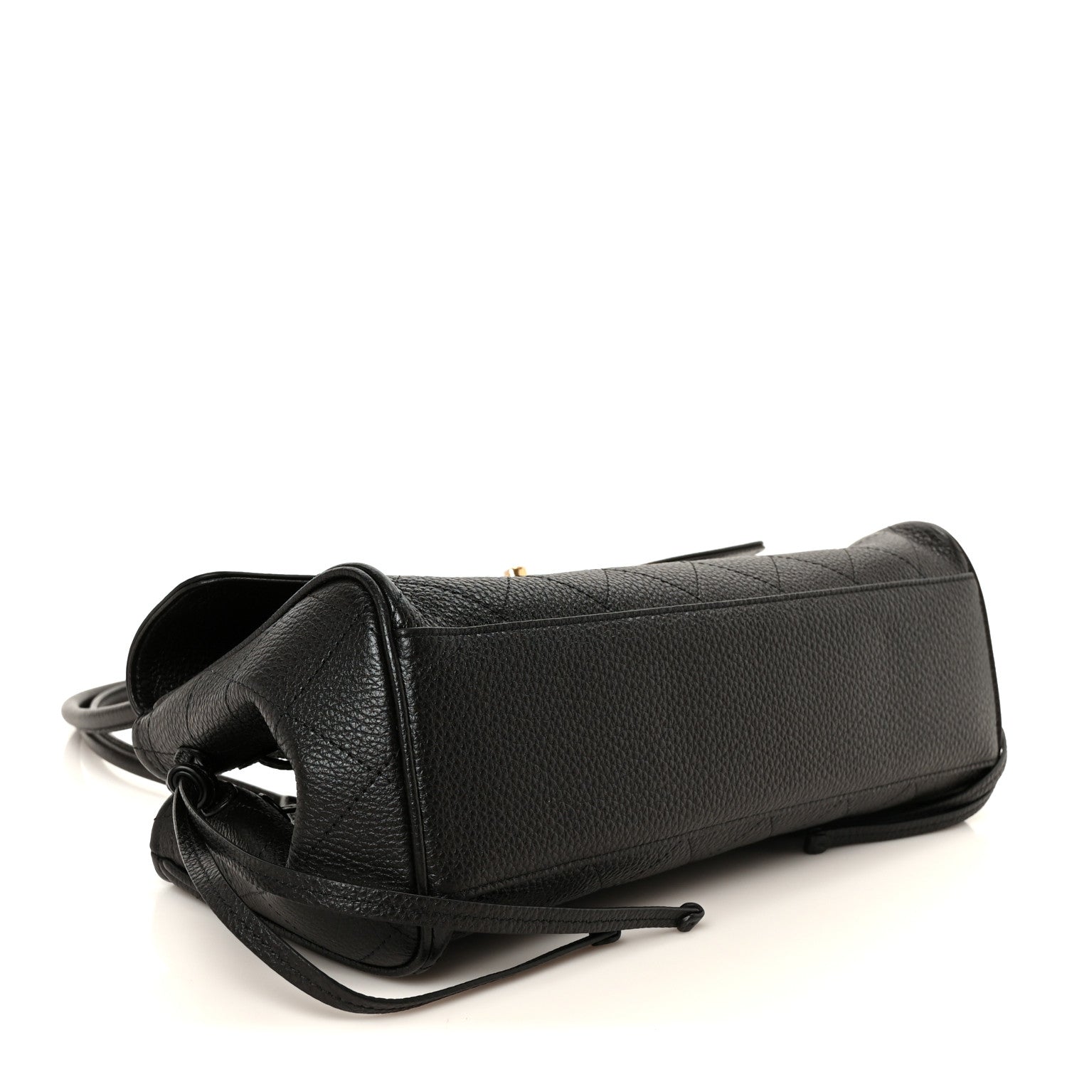 Chanel Grained Calfskin Stitched Urban Essentials Small Shopping Bag Black 4 of 11