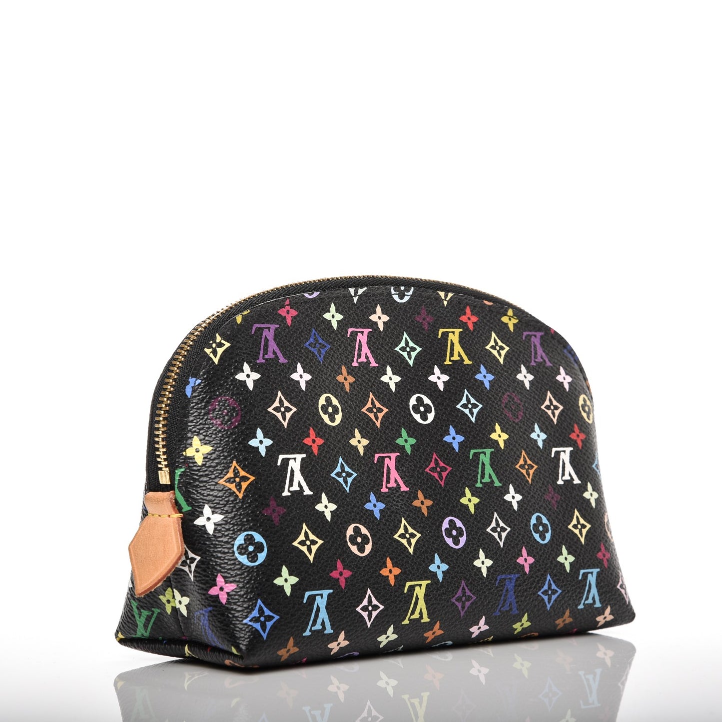 Monogram Multicolor Cosmetic Pouch Black Grenade