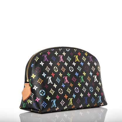 Louis Vuitton Monogram Multicolor Cosmetic Pouch Black Grenade 3 of 6