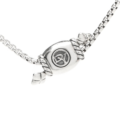 David Yurman Sterling Silver Diamond Petite Pave Cross Bracelet 3 of 4