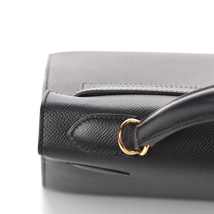 Hermes Epsom Kelly Sellier 32 Black 13 of 32