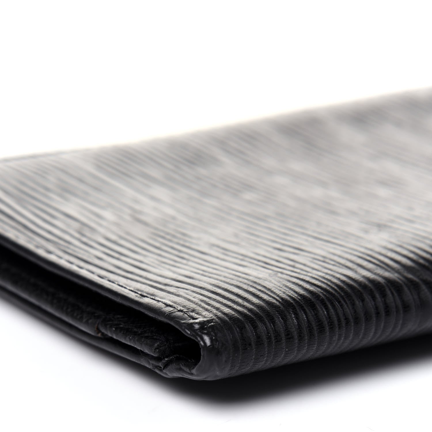 Louis Vuitton Epi Porte Valeurs Checkbook Wallet Black 16 of 17