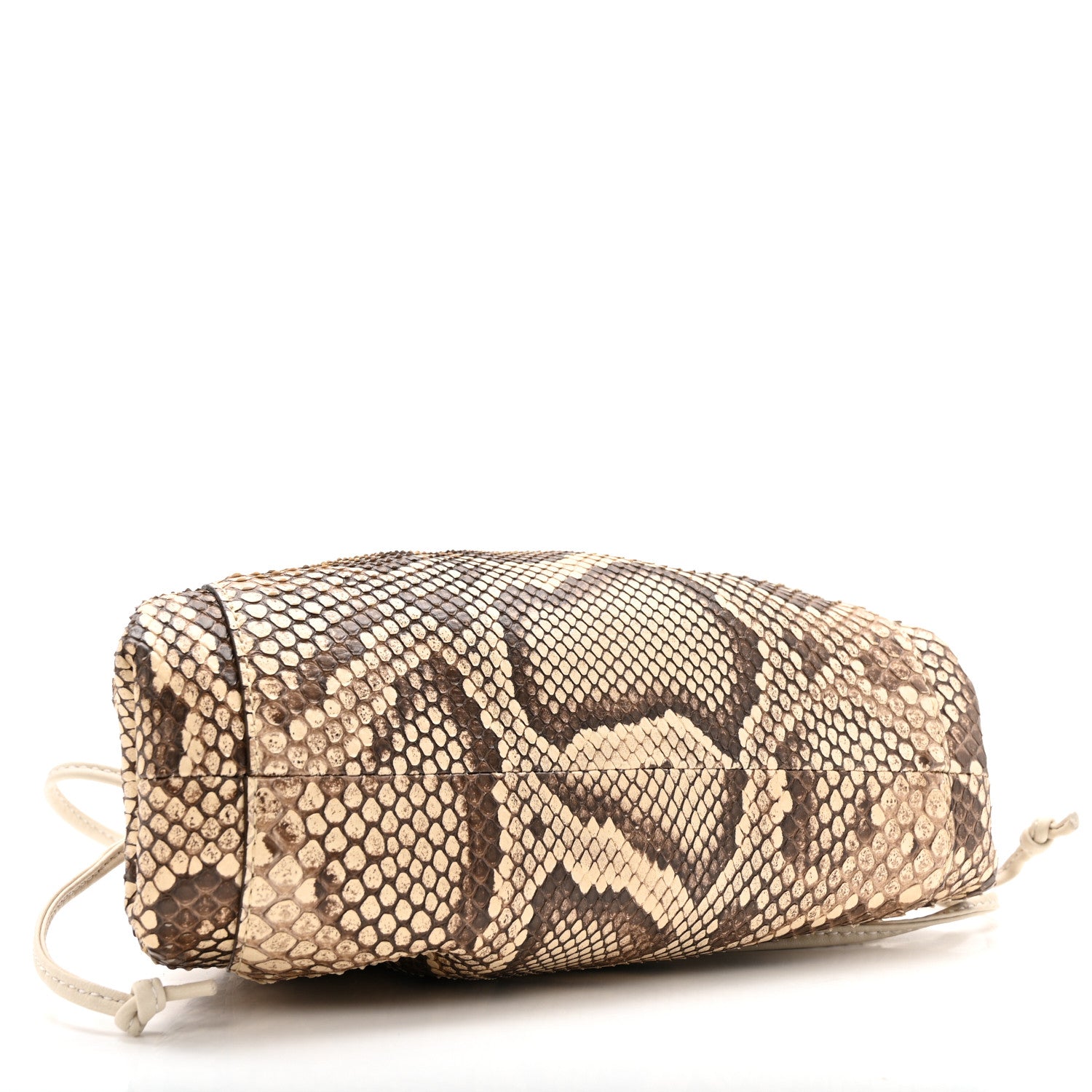 Bottega Veneta Snakeskin The Mini Pouch Brown 4 of 12