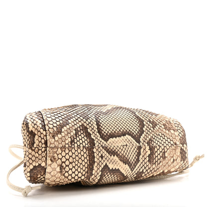 Bottega Veneta Snakeskin The Mini Pouch Brown 4 of 12