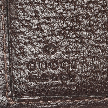 Gucci Monogram French Flap Wallet Dark Brown 6 of 7