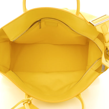 Salvatore Ferragamo Calfskin Large Star Tote Yellow 5 of 11