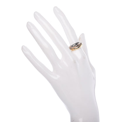 Cartier 18K Pink Yellow White Gold Classic Trinity Ring 53 6.25 2 of 6
