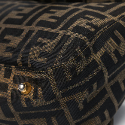 Fendi Zucca Small Holdall Tote Tobacco 9 of 13