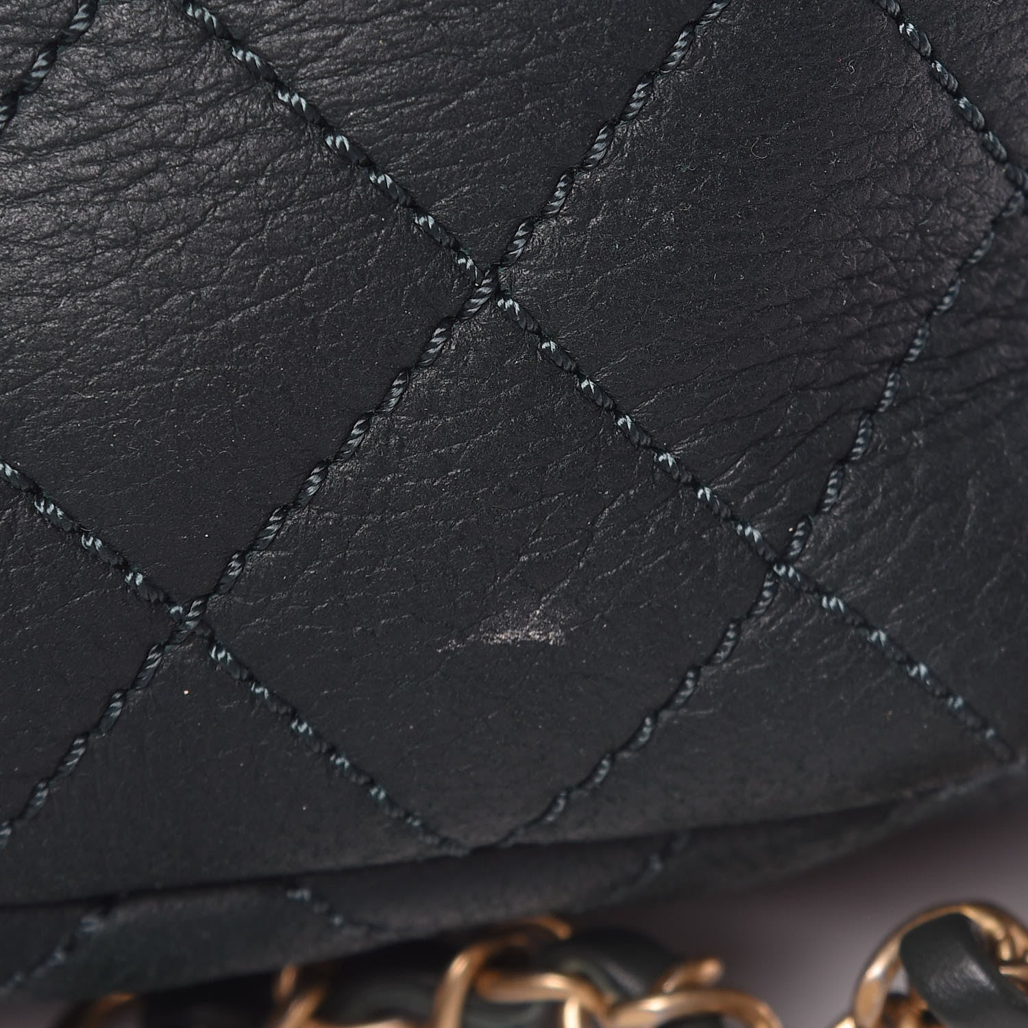 Chanel Lambskin Shearling Quilted CC Backpack Dark Green 11 of 12