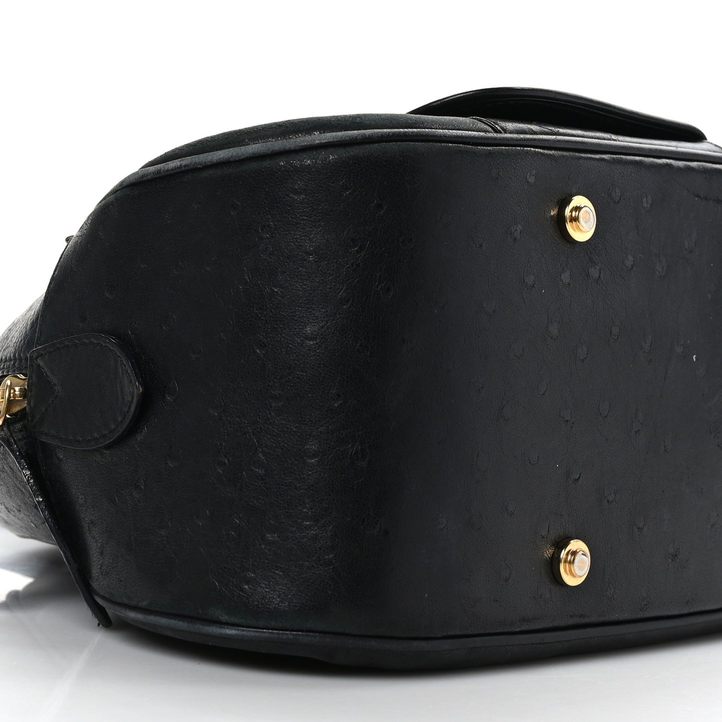 Ostrich Saddle Bowler Black