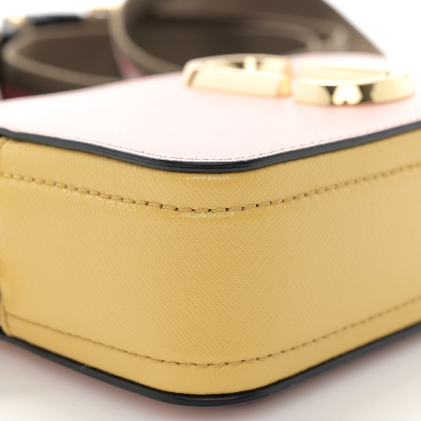 Saffiano Small Snapshot Camera Bag New Rose
