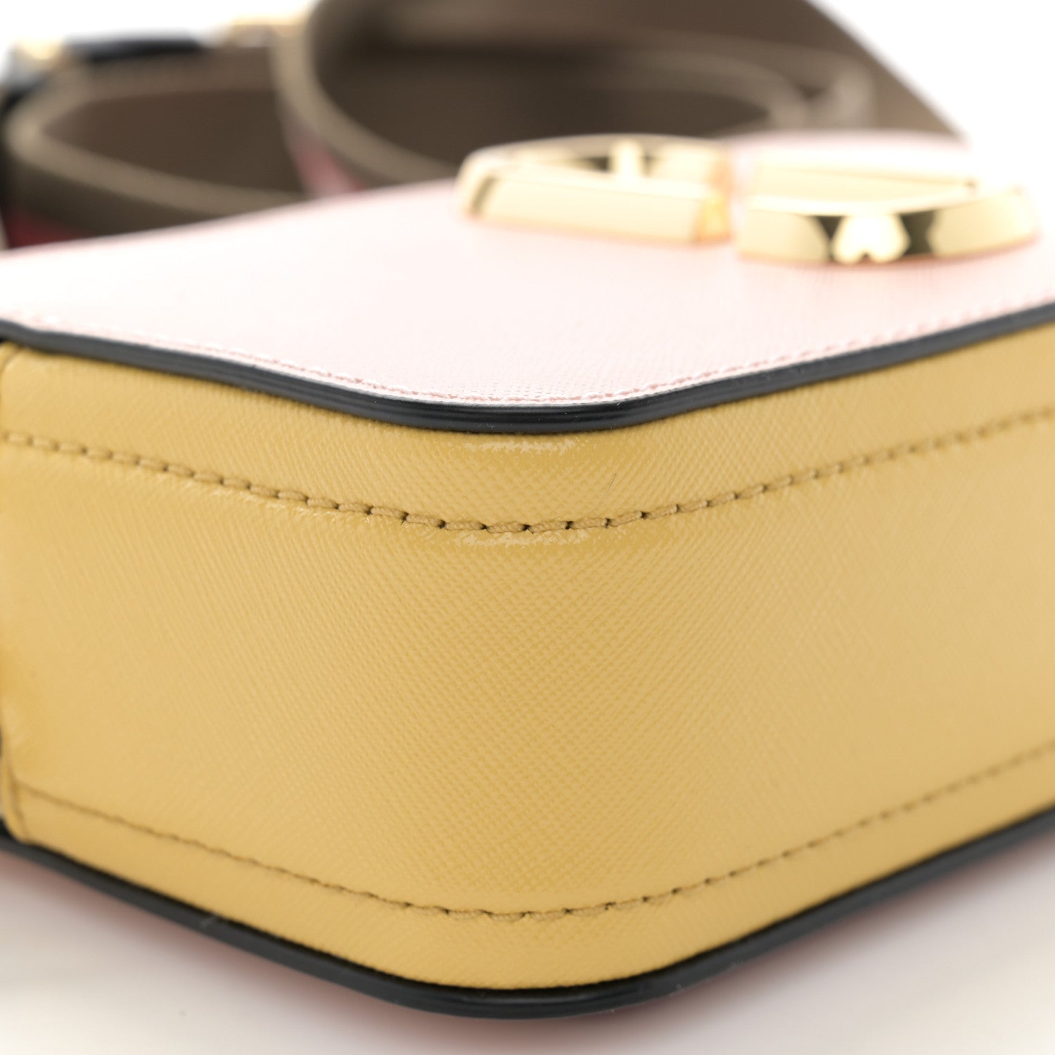 Marc Jacobs Saffiano Small Snapshot Camera Bag New Rose 11 of 13