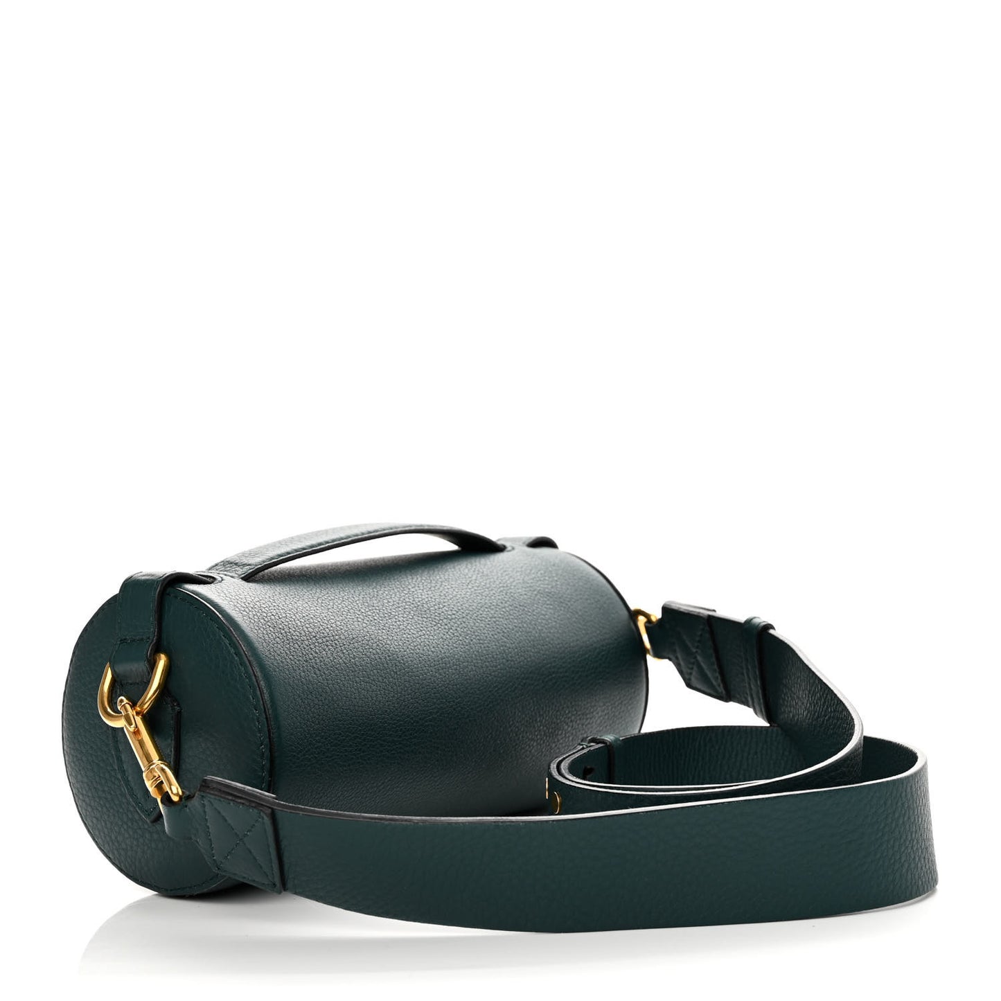 Calfskin The Barrel Bag Dark Cyan