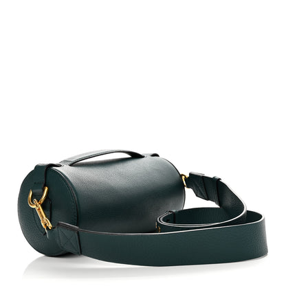 Burberry Calfskin The Barrel Bag Dark Cyan 3 of 12
