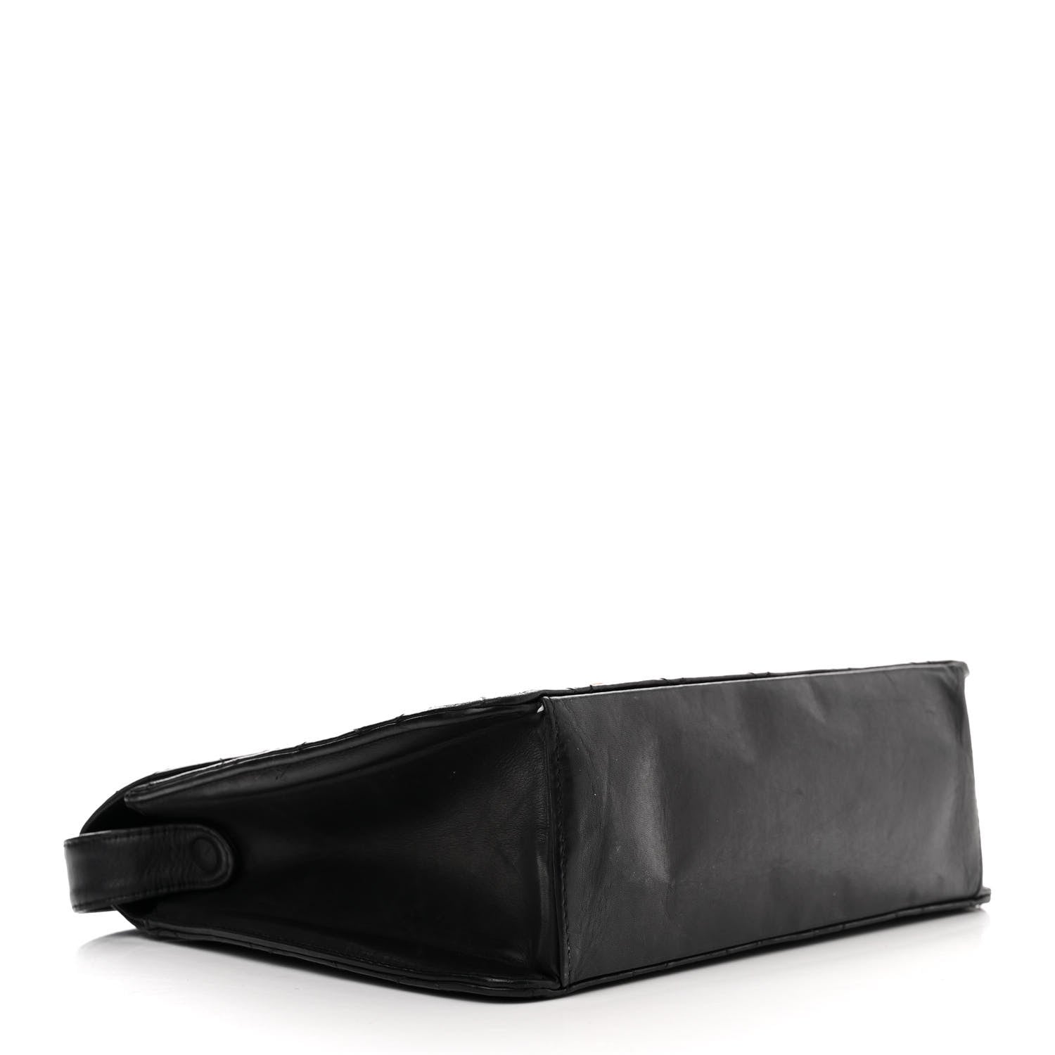 Chanel Lambskin Quilted CC Flap Shoulder Bag Black 4 of 15