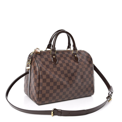 Louis Vuitton Damier Ebene Speedy Bandouliere 30 3 of 12