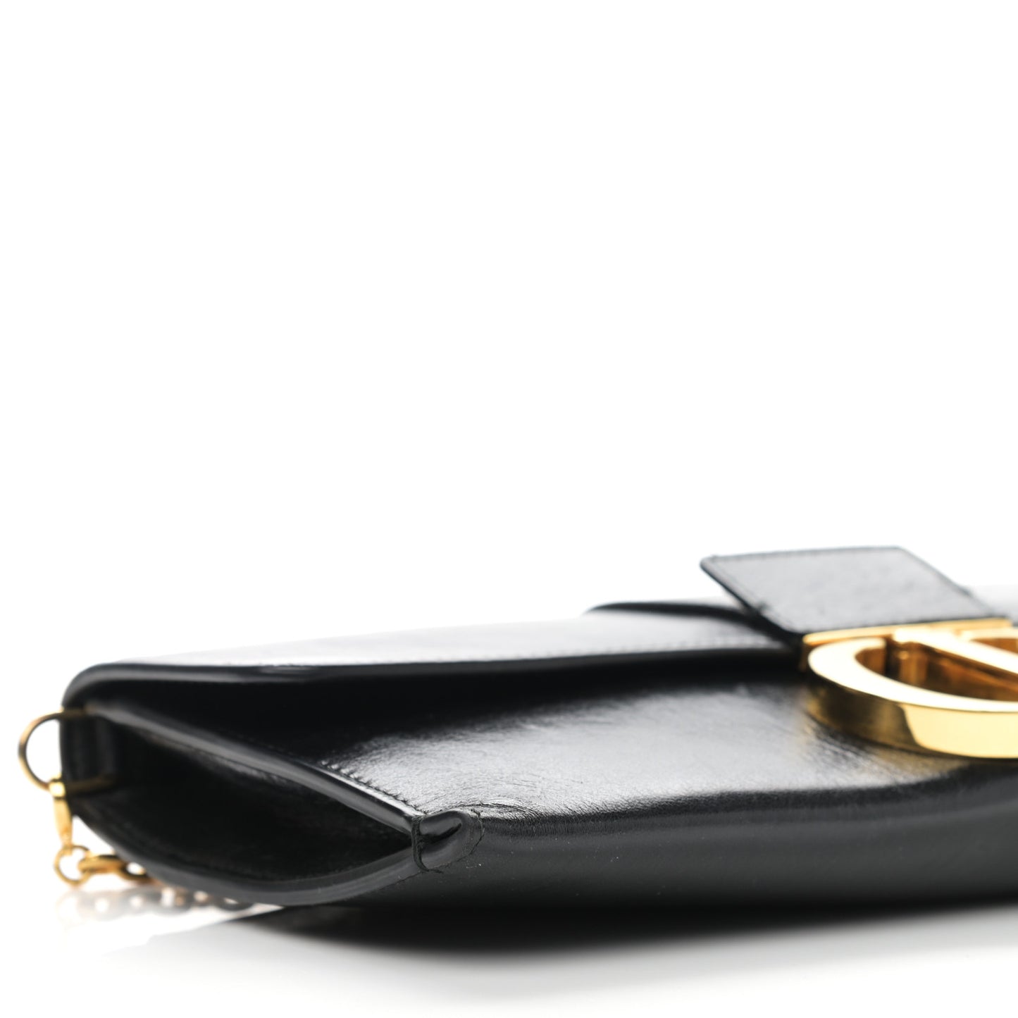Calfskin 30 Montaigne Chain Pouch Black