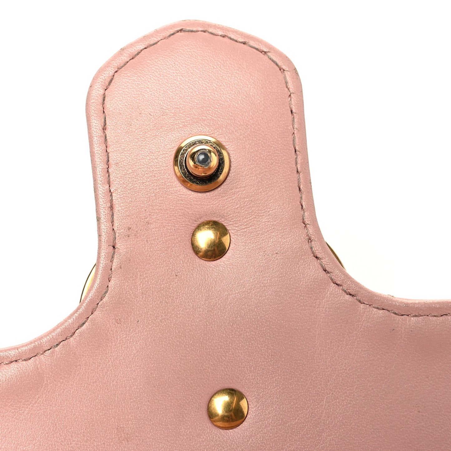 Calfskin Matelasse Mini GG Marmont Shoulder Bag Perfect Pink
