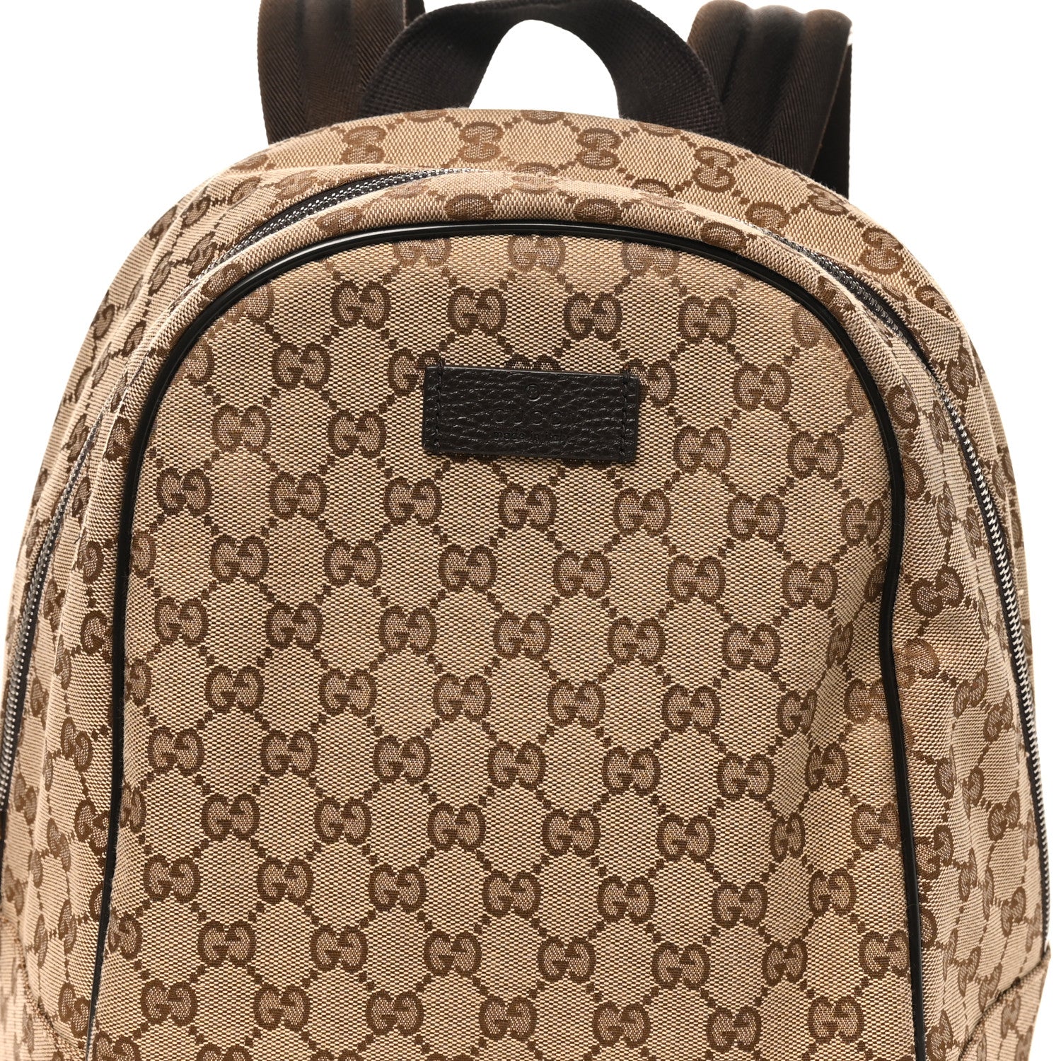 Gucci Monogram Travel Backpack Dark Brown 8 of 10