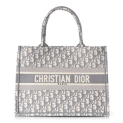Christian Dior Oblique Medium Book Tote Grey 1 of 9