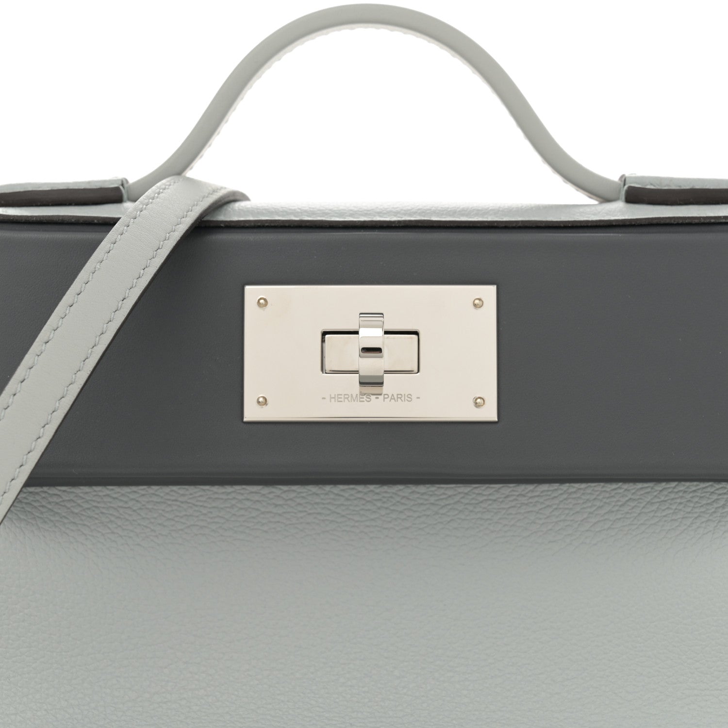 Hermes Evercolor Swift 21 24/24 Bleu Glacier Etain 8 of 11